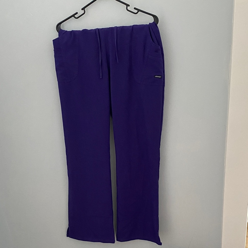 2 Pairs of Jockey Dark Purple Scrub Pants